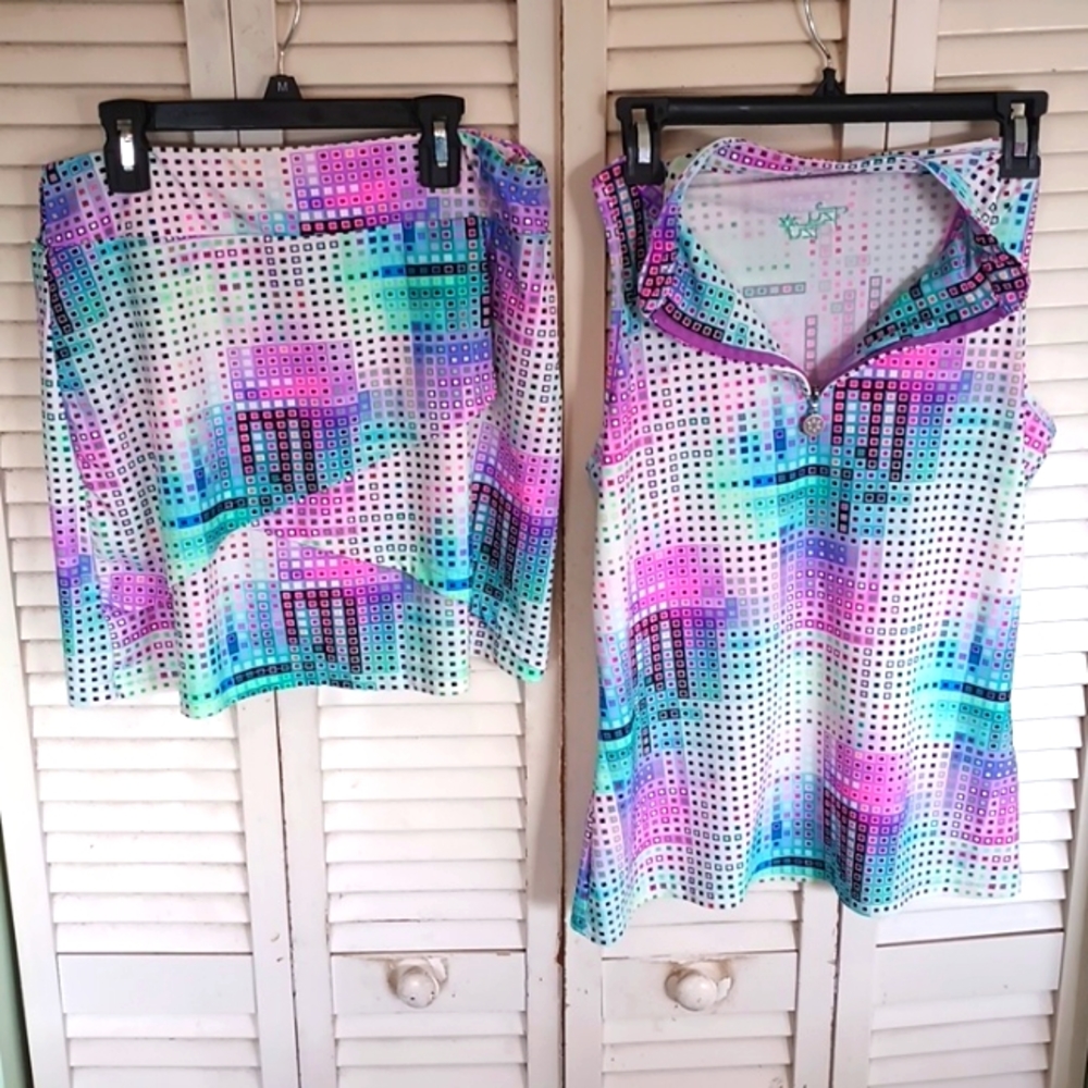 Tzu Tzu Top and Skort Set size M